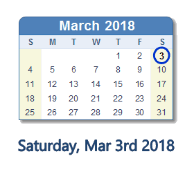 saturday-march-3rd-2018-2