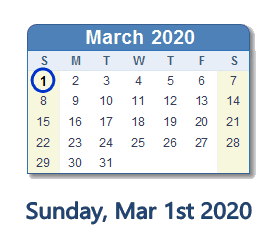 sunday-march-1st-2020-2