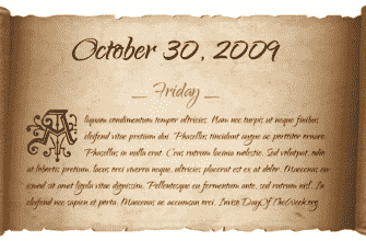 friday-october-30-2009