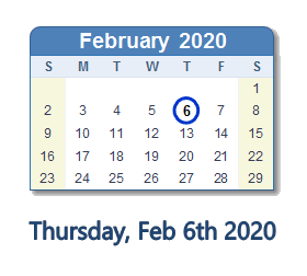 thursday-february-6th-2020