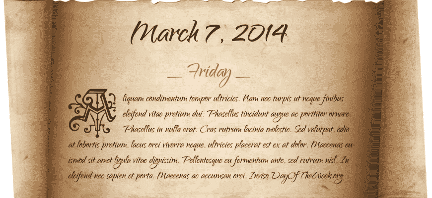 friday-march-7th-2014