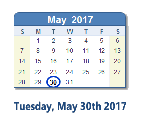 tuesday-may-30th-2017