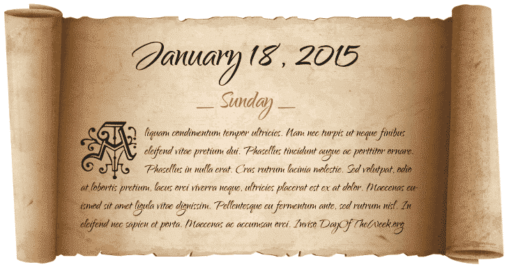 sunday-january-18-2015
