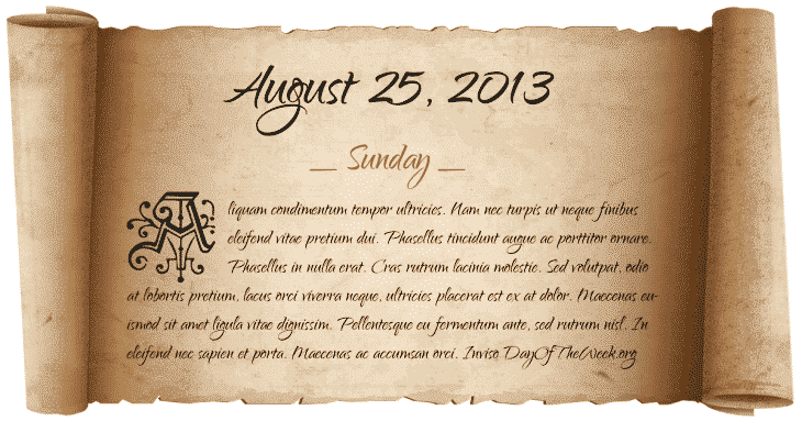 sunday-august-25th-2013