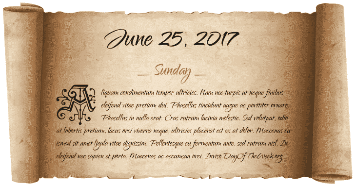 sunday-june-25th-2017