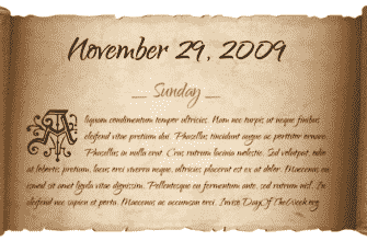 sunday-november-29-2009