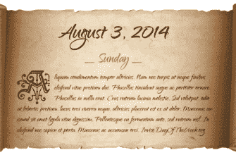 sunday-august-3rd-2014