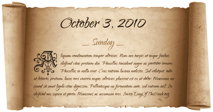 sunday-october-3rd-2010