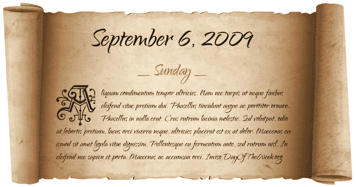 sunday-september-6-2009