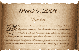 thursday-march-5th-2009