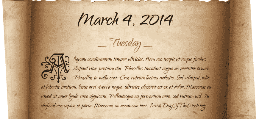 tuesday-march-4th-2014