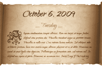 tuesday-october-6-2009