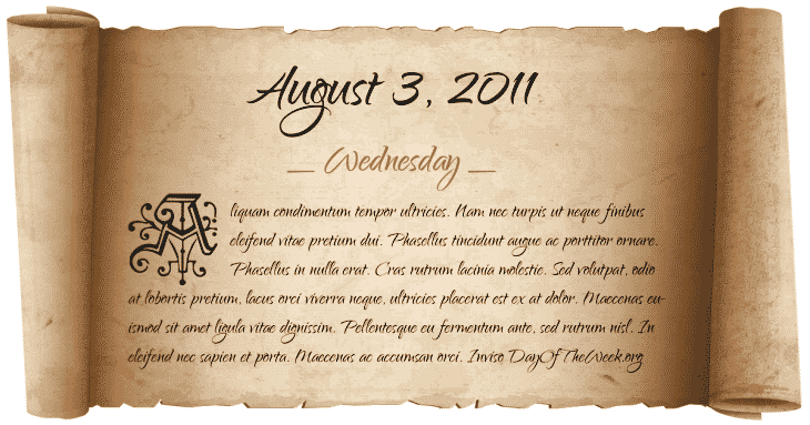 wednesday-august-3rd-2011